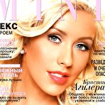 Second pic of Christina Aguilera sexy posing scans from mags