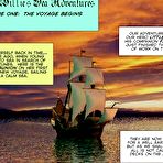 First pic of Seaside sex adventures of cabin boy: 3D gay comics and male anime story