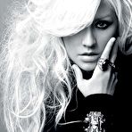 Second pic of Christina Aguilera non nude posing scans from magazines