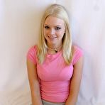 First pic of Super cute Skye poses for pictures in a tight pink shirt and grey sweat capris