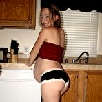 First pic of Naughty Pregnant Kristi Strips Naked & Shows Off Sexy Growing Baby Factory! 