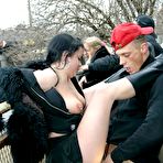 Second pic of Berlin Public Bangers - German Sluts Group Fucking Outside