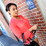 First pic of Cherry Hilson takes a facial cumshot in a gloryhole