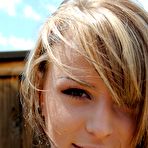 Second pic of ThinFetish.com - Aimee naked outdoors