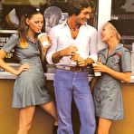 First pic of Rodox two naughty seventies porn girls fucking a guy