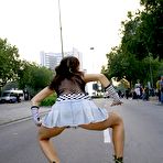 Fourth pic of Berlin Public Bangers - Amateur Sluts Flashing Outdoors