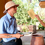 Fourth pic of SexPreviews -  Summer Brielle busty loneley housewife is rope bound and fucked after special delivery