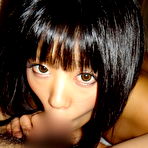 Fourth pic of Beautiful and cute Japanese av idol Uta Kohaku gives blowjob with camera closeup