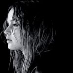 First pic of Jennifer Lawrence sexy black-and-white pix