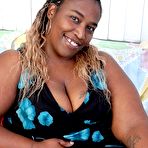 First pic of Chubby Loving - Fat Ebony Girl Teasing On Bed