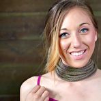First pic of SexPreviews - Emma Haize blonde is rope bound with ballgag and humiliated