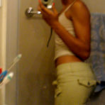 Fourth pic of Sex girlfriend pics :: Ebony college hottie selfshooting non-nude pics 