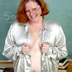 First pic of Chubby Loving - Redhead BBW Teacher Spreading