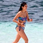 First pic of Nina Dobrev looking sexy in bikini on the beach