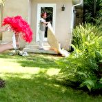 First pic of Cheerleader Auditions - Redheaded Cheergirl Stacy Armour Fucking Outdoors