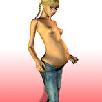 Third pic of 3D rendedered hot sexy virtual girls