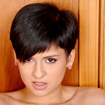 Fourth pic of Sex Previews - Coco de Mal kitchen princess masturbates her pussy with a cucumber