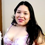 Fourth pic of Chubby Loving - Fat Brunette Girl Strips And Toys