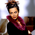 Second pic of Catherine Bell sexy posing scans from mags