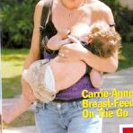 First pic of Carrie Anne Moss Nude Caps And Pregnant Shots