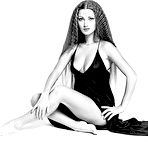 Third pic of Jane Seymour early sexy black-&-white photos