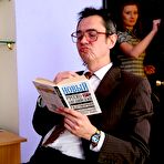 First pic of Tricky Old Teacher - Dirty Professor Fucks Young Redhead