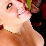 Fourth pic of BBW Hunter - Fat Blonde Tasting Black Huge Dick