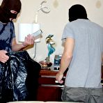 First pic of Horny Thief Tales - Slim Teen In Pigtails Double Drilled