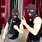 First pic of Horny Thief Tales - Masked Guys Fucking A Brunette Teen