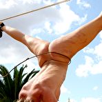 Fourth pic of Spreading blondes pussy wide