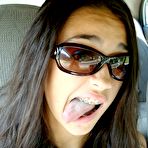 First pic of Real amateur girlfriends having sex Tight body brunette teen gets her shaved pussy fucked hard