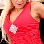 First pic of Blonde MILF Melissa D. Caress Her Pink Miffy / MILF Fox