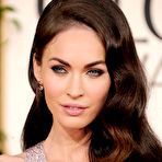 Third pic of Megan Fox posing at Golden Globe Awards