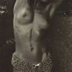 Third pic of Connie Nielsen sexy, topless and fully nude b-&-w scans