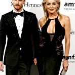 Second pic of Sharon Stone at Milan fashion week