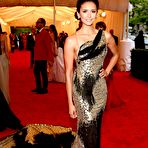 Second pic of Nina Dobrev posing at Metropolitan Museum of Arts Costume Institute Gala