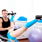 Second pic of Sexy teenage cutie fucked all possible positions in the gym