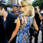 First pic of Paris Hilton at Mercedes-Benz fashion week