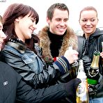 First pic of Two college sluts in the hardcore group sex - Watch free porn movie