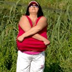 First pic of Nature Breasts - Fatty Shows Huge Boobs Outside
