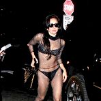 First pic of Lady Gaga shows her round ass in stockings