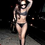 Fourth pic of Lady Gaga shows her round ass in stockings