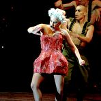 Second pic of Lady Gaga performs on the stage in Antwerpen