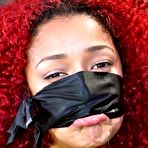 Second pic of SexPreviews - Daisy Ducati short skirt redhead bound in rope and made to cum