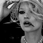 First pic of Kate Moss sexy and naked posing mag scans