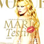 First pic of Kate Moss sexy and topless scans from mags