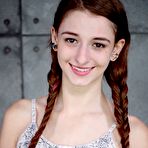 First pic of SexPreviews - Willow Hayes pigtails brunette babe is bound in leather straightjacket