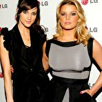 Fourth pic of Jessica Simpson hard nipples under tight short dress paparazzi shots