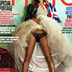 First pic of Kate Moss sexy, topless and fully nude scans from magazines