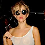 First pic of Lady Gaga in a see through bodysuit in London